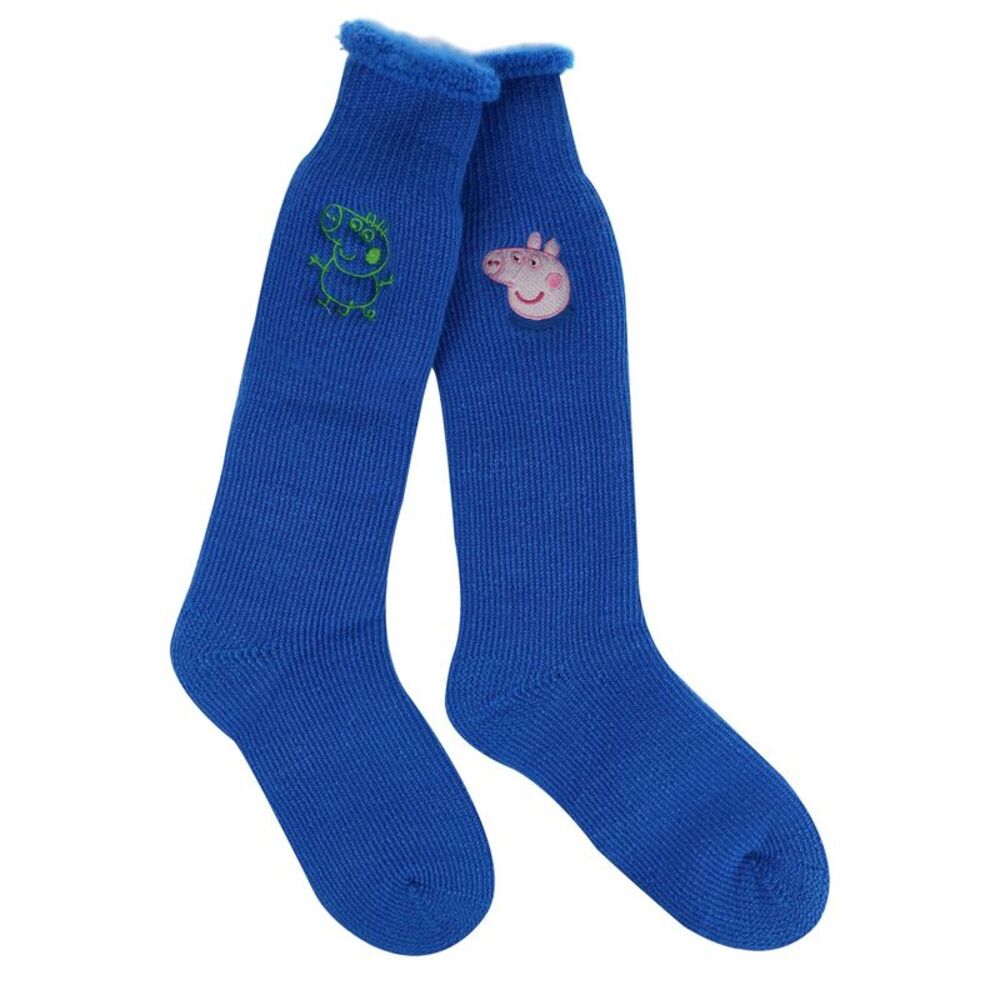Regatta Childrens/Kids Peppa Pig Boot Socks (Pack of 2) / Blue